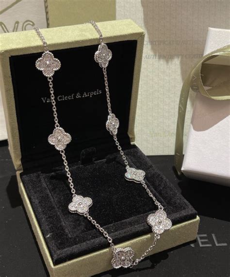 replica van cleef arpels necklace|van cleef necklace prices.